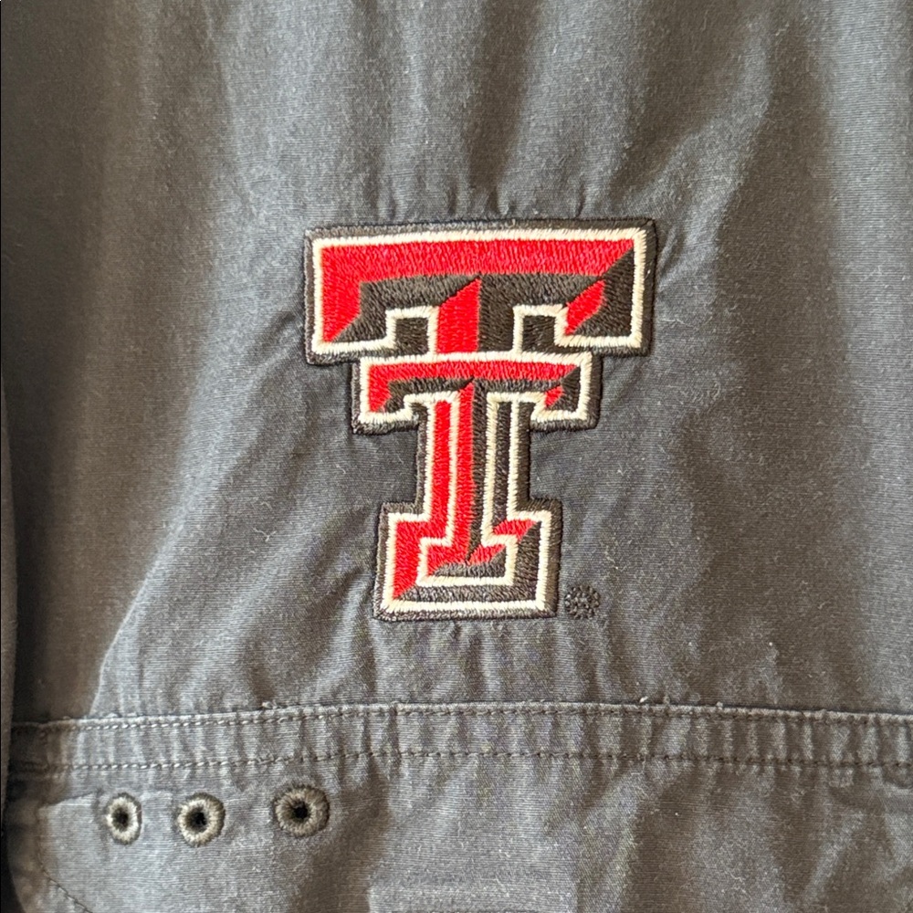 Columbia Men's Texas Tech Button-Down Shirt - Picture 3 of 5